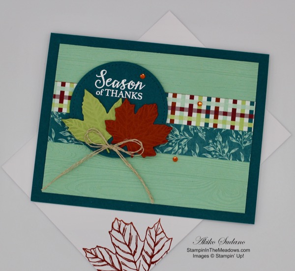 Stampin’ Up! Gather Together Fall Leaves Card – Stampin' in the Meadows
