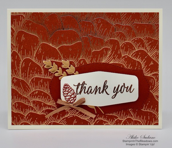 Stampin’ Up! Beautiful Autumn Thank You Card – Stampin' in the Meadows
