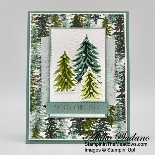 Stampin' Up! Trees For Sale Christmas Card – Stampin' in the Meadows