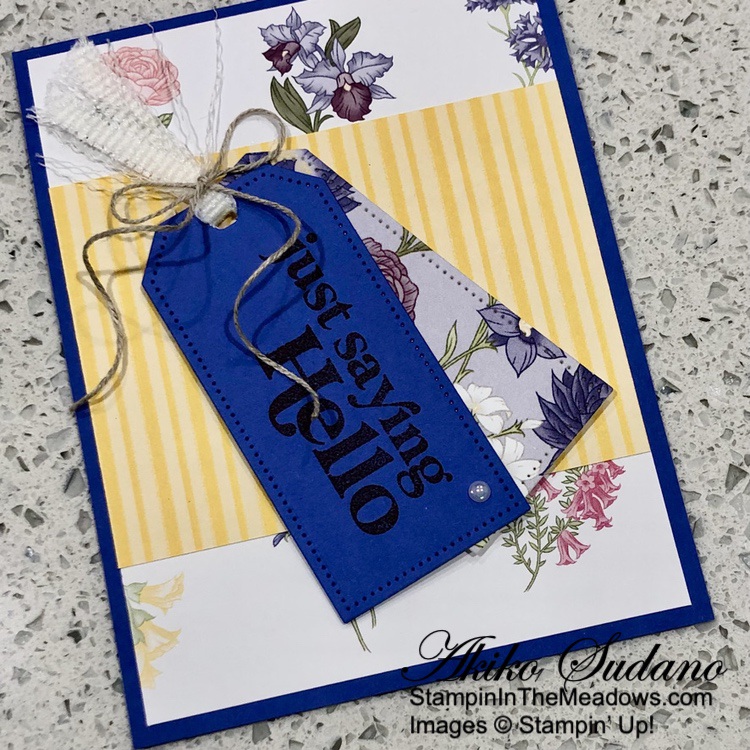 Stampin’ Up! Simply Fabulous Hello Card – Stampin' in the Meadows