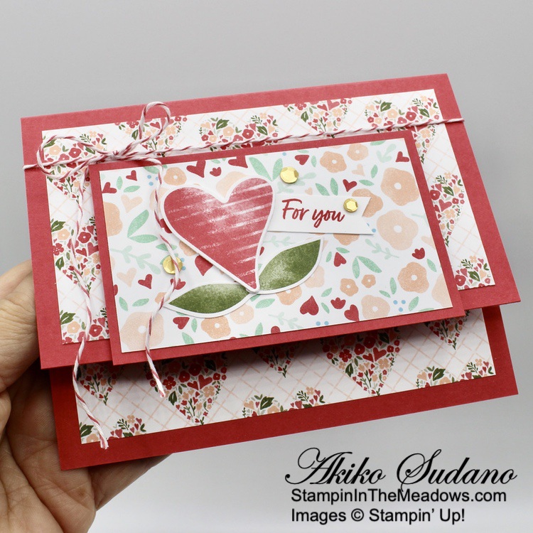 Stampin' Up! Country Bouquet Valentine Card – Stampin' in the Meadows
