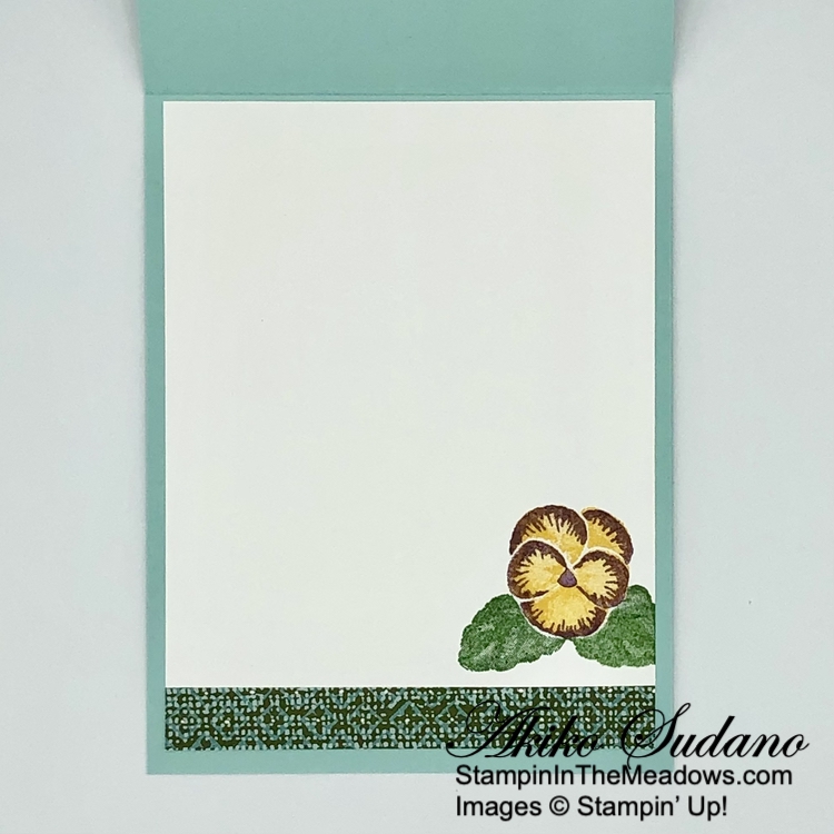 Stampin' Up! Pansy Patch Card – Stampin' in the Meadows