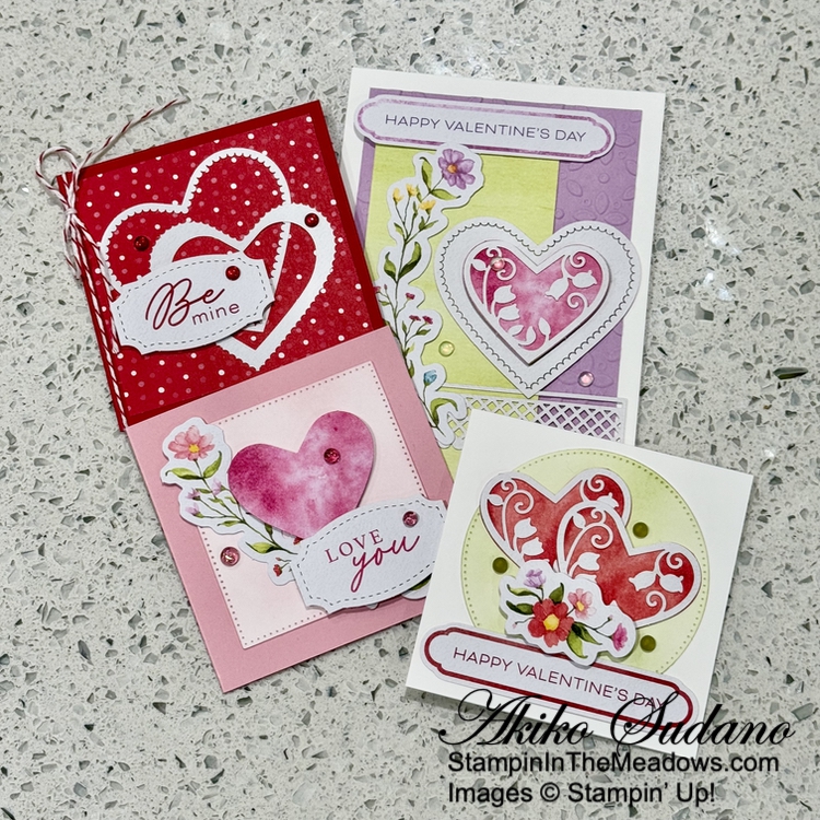 Stampin' Up! Celebrate Love Valentine's Day Cards – Stampin' in