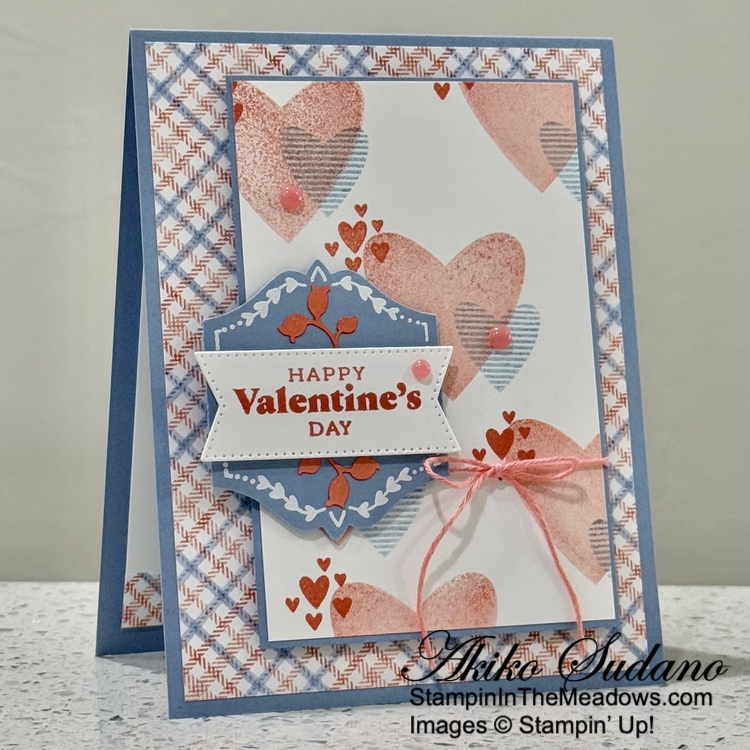 Stampin' Up! Hugs For Love Valentine's Day Card – Stampin' in the