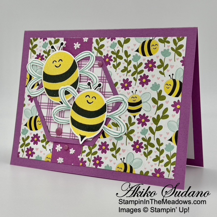 Stampin' Up! Meant To Bee Valentine's Day Card – Stampin' in the
