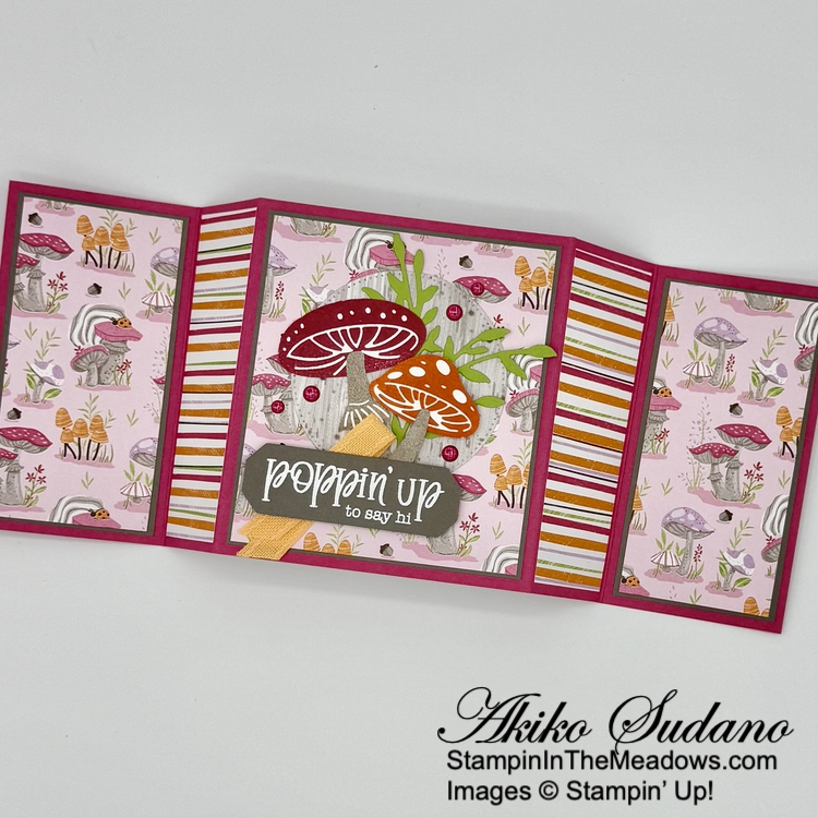 Stampin' Up! Terrific Toadstools Fun Fold Card – Stampin' in the